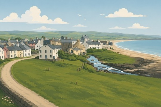 Allonby coastline